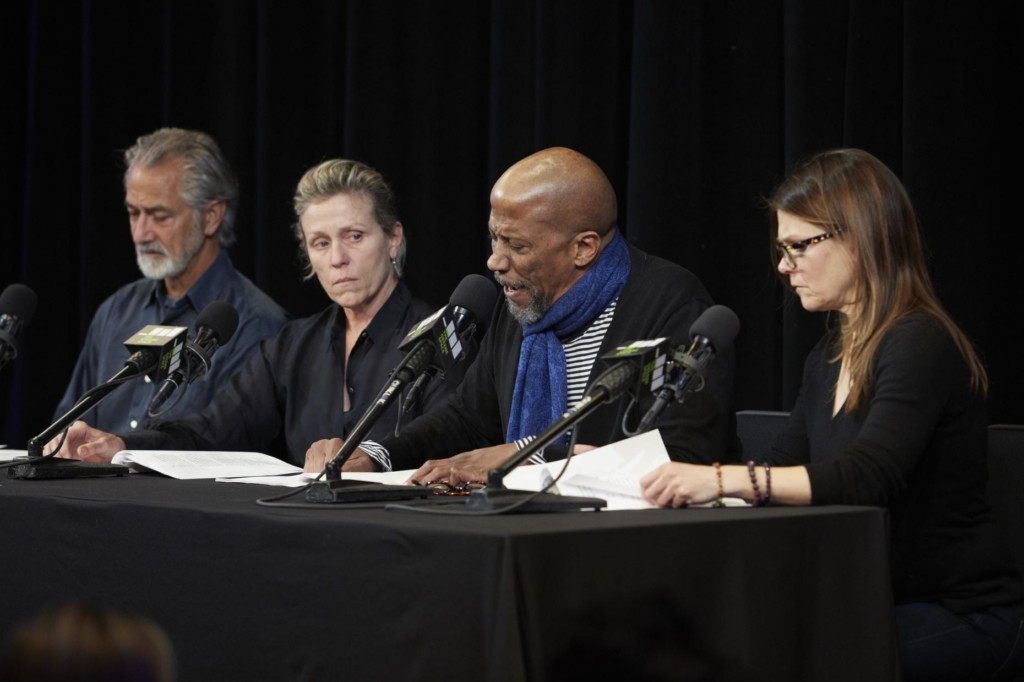 Bryan Doerries' "Theater of War" performed by actors David Strathairn, Frances McDormand, Reg E. Cathey and Kathryn Erbe.